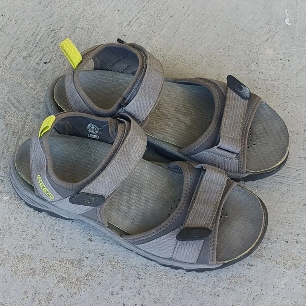 KEEN Gray Sport Sandals with Adjustable Straps